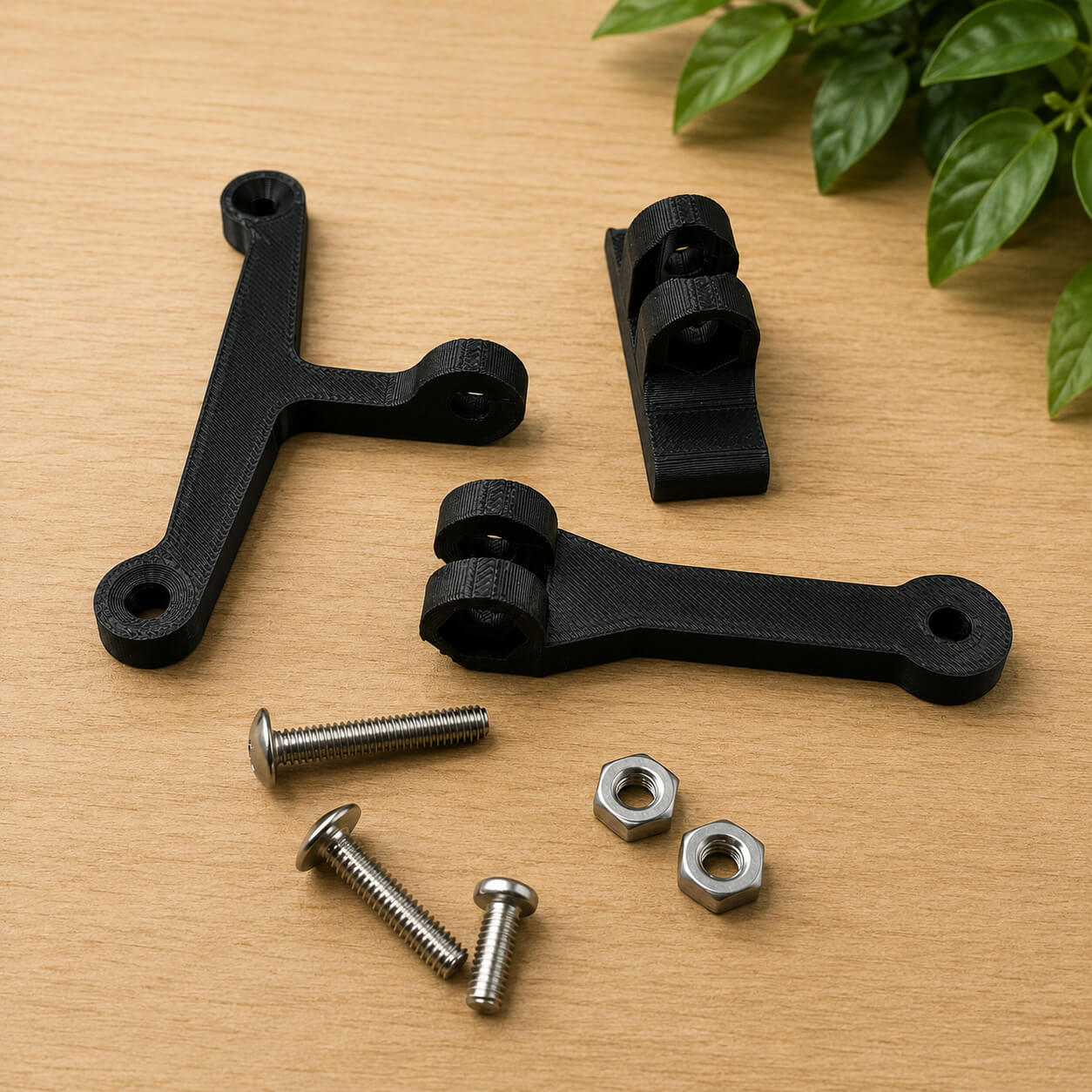 Black IKEA Milsbo corner fan mount – fits 80mm & 120mm PC fans
