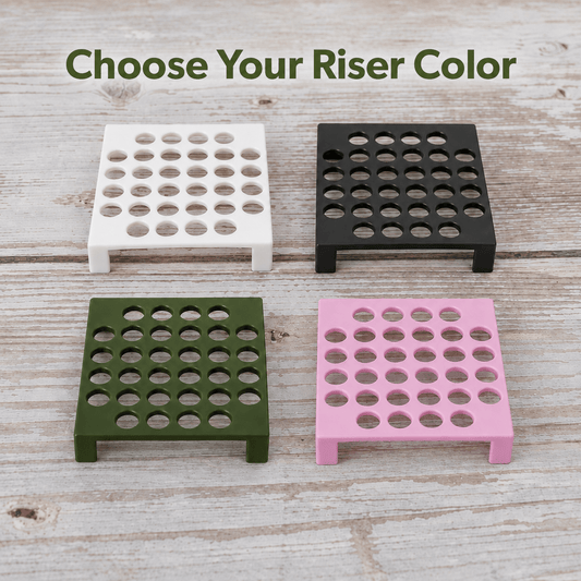 Alocasia Corm Propagation Boxes with Risers – Cormarium 5 Pack