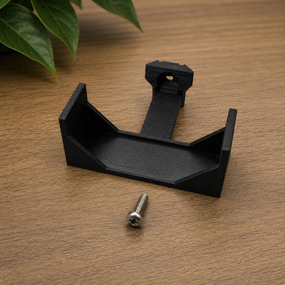 Black corner mount for Govee H5075 hygrometer – IKEA Milsbo compatible