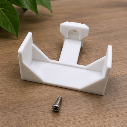 White corner mount for Govee H5075 hygrometer – IKEA Milsbo compatible