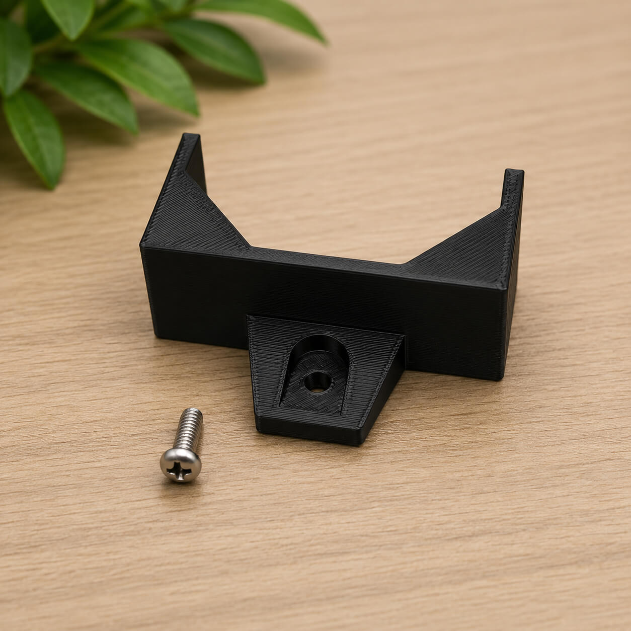 Black rear hygrometer mount for Govee H5075 – IKEA Milsbo compatible
