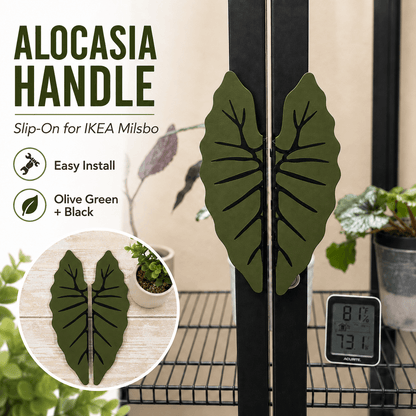 Alocasia Leaf Handle for IKEA Milsbo Tall