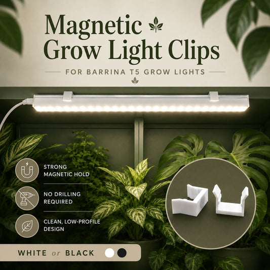 Barrina T5 magnetic light clips for plant cabinets – main product view by WBDesignsLV