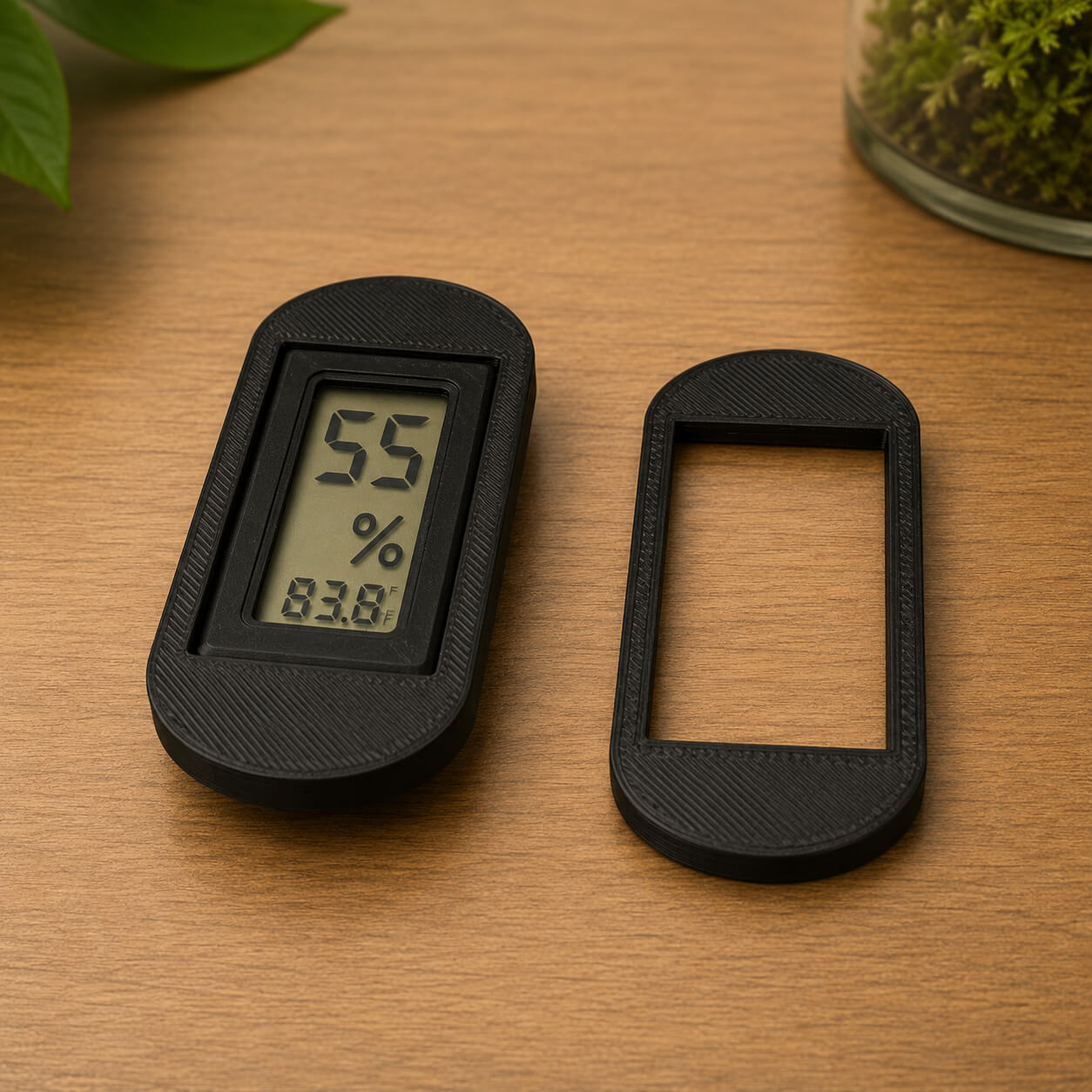 Black magnetic glass mount hygrometer – WBDesignsLV