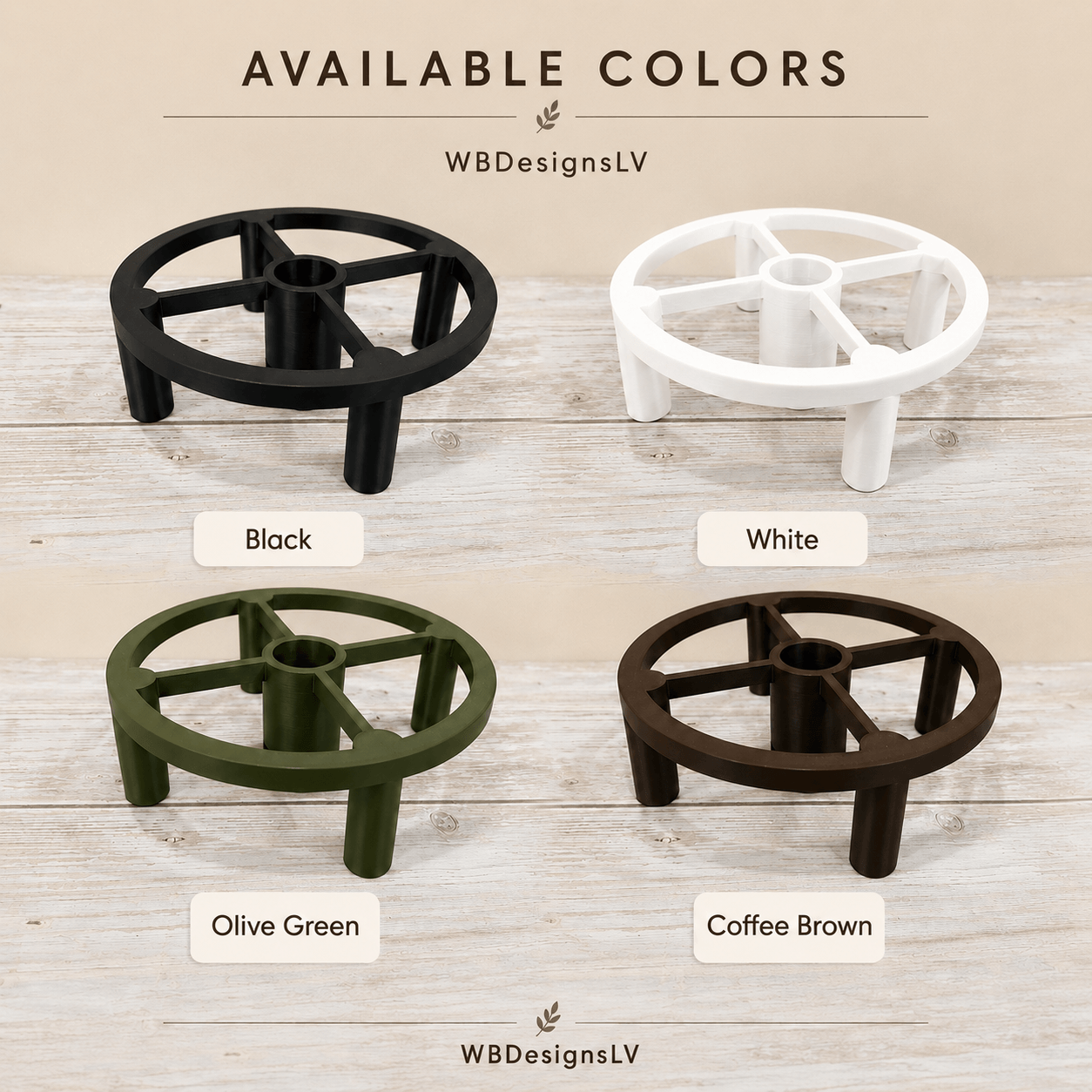 Plant Pot Riser Stand – Use Inside or Under Planters