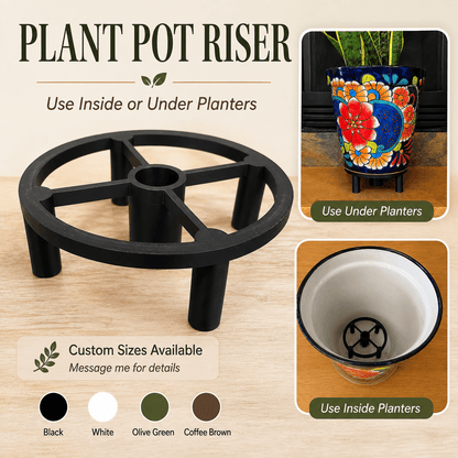 Plant Pot Riser Stand – Use Inside or Under Planters