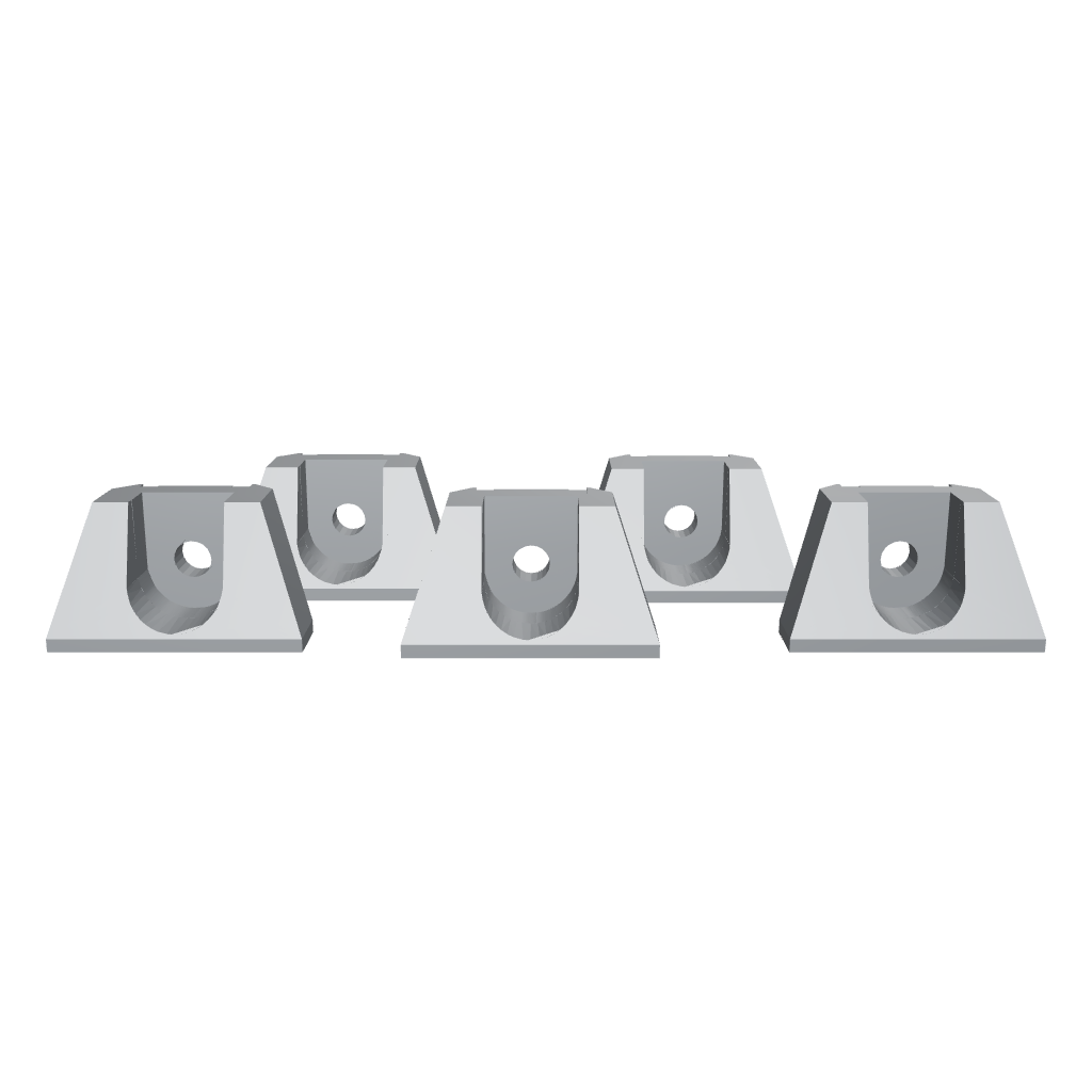 IKEA Milsbo Corner Shelf Brackets 3d