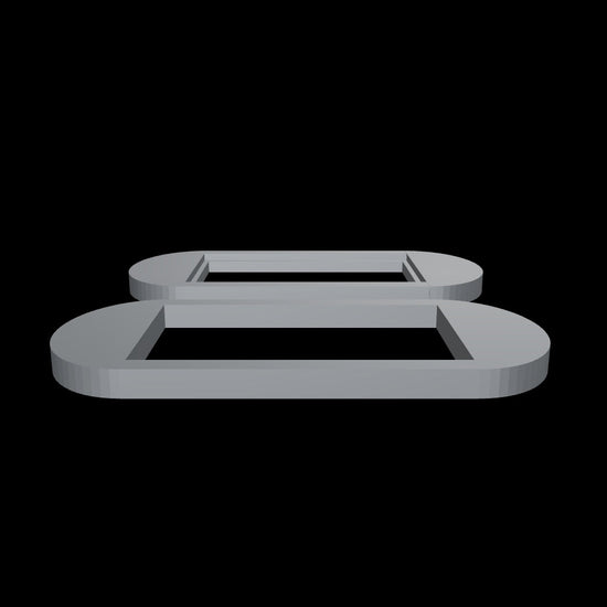 3d  Magnetic glass mount hygrometer
