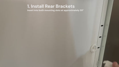Unicoly Wire Shelf Kit – 1 Shelf + Complete Bracket Set