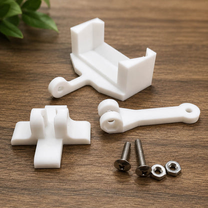 White adjustable magnetic mount for TempPro TP350 hygrometer – WBDesignsLV
