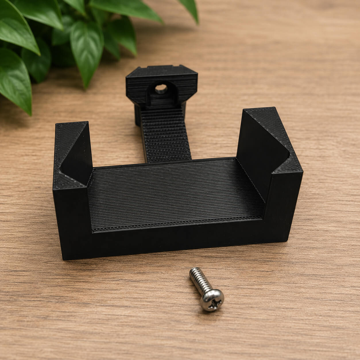 Black corner mount for TempPro TP350 hygrometer – IKEA Milsbo compatible