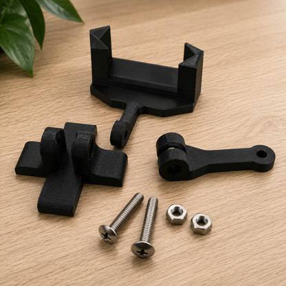 Black adjustable magnetic mount for TempPro TP50 hygrometer – WBDesignsLV