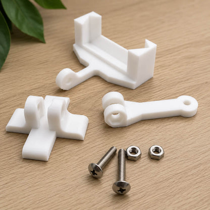 White adjustable magnetic mount for TempPro TP50 hygrometer – WBDesignsLV