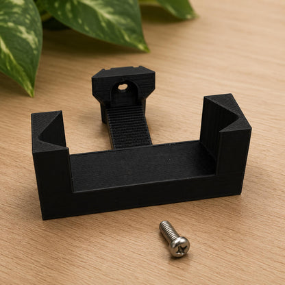 Black corner mount for TempPro TP50 hygrometer – IKEA Milsbo compatible