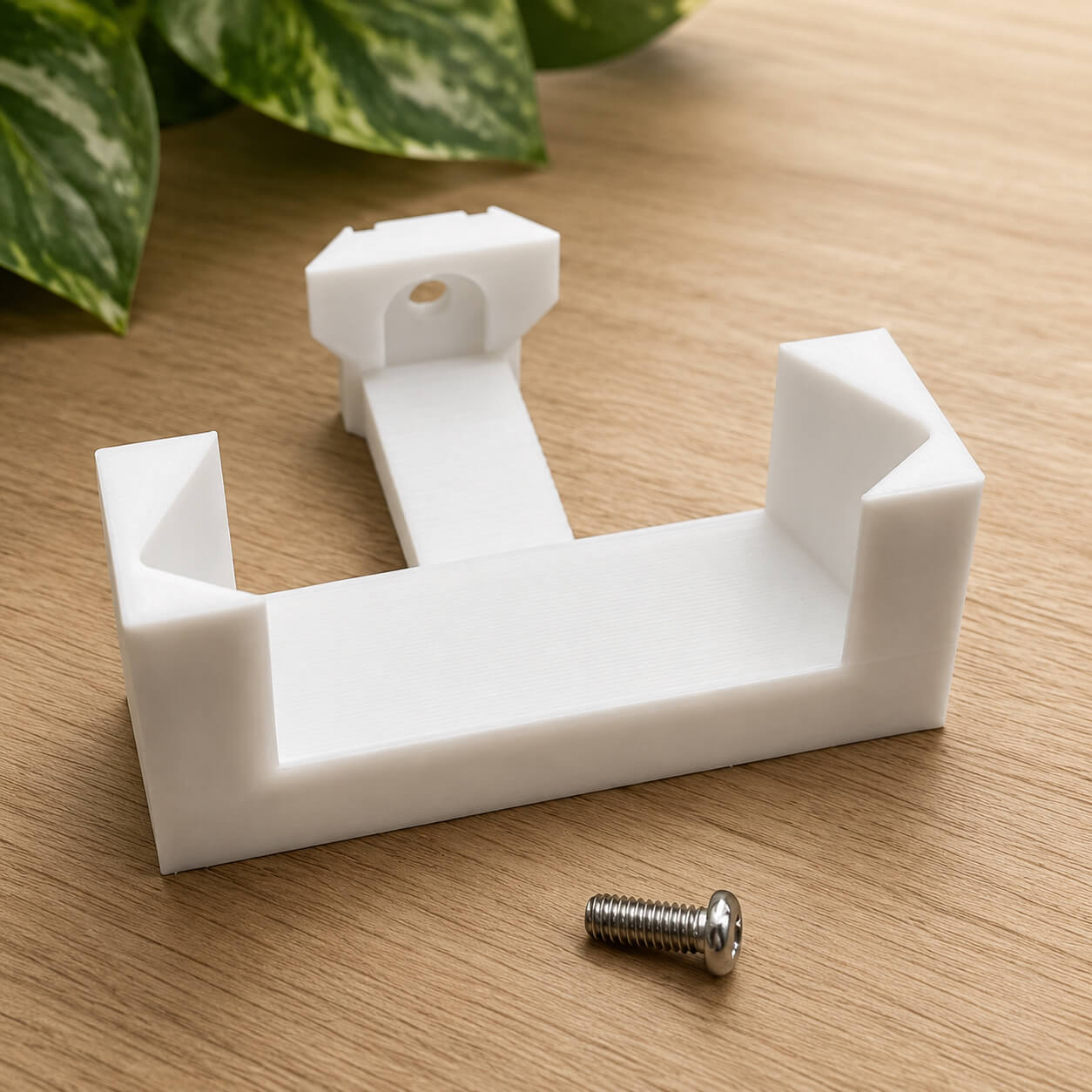 White corner mount for TempPro TP50 hygrometer – IKEA Milsbo compatible