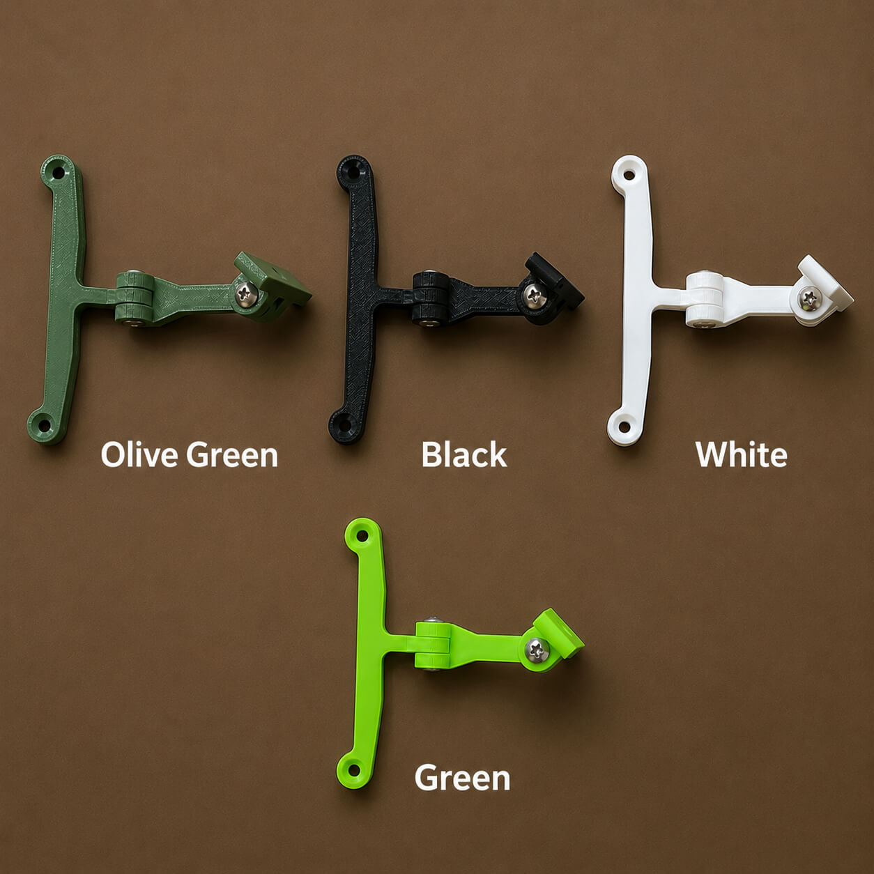 IKEA Milsbo corner fan mount in all 4 colors – Black, White, Olive Green, Green by WBDesignsLV