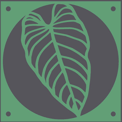 Alocasia Leaf decorative fan cover in olive green – WBDesignsLV