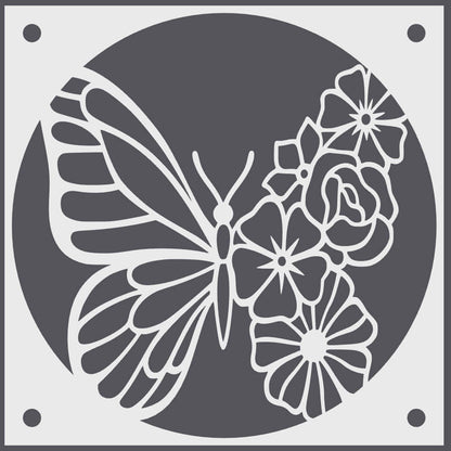 Butterfly decorative fan cover in white – WBDesignsLV