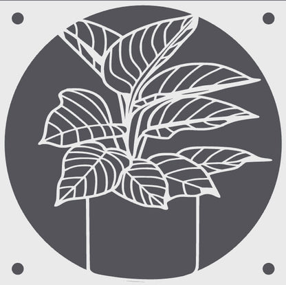 Calathea decorative fan cover in white – WBDesignsLV