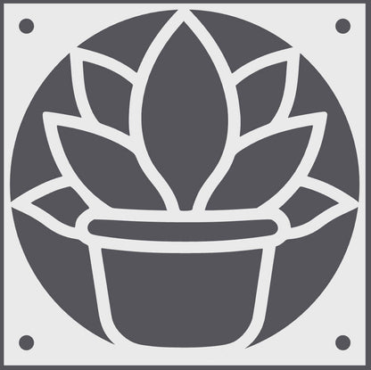 Potted Lotus decorative fan cover in white – WBDesignsLV