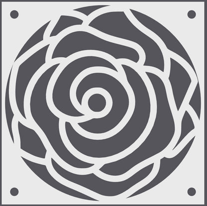 Rose Bloom decorative fan cover in white – WBDesignsLV