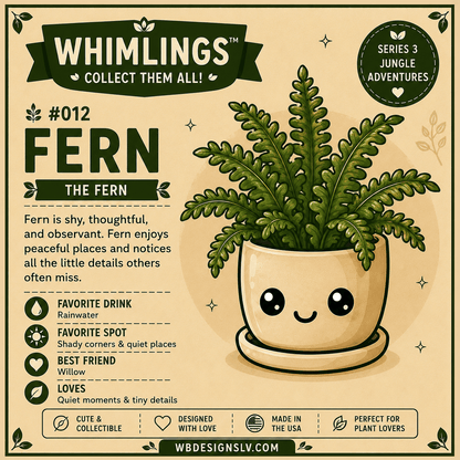 Whimlings Jungle Adventures Plant Coaster Set