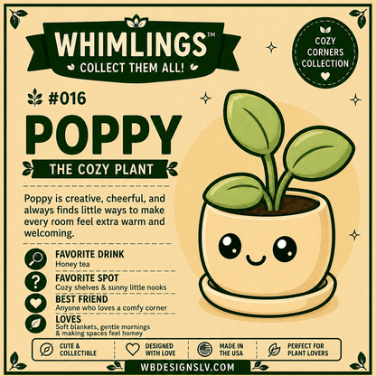 Whimlings Cozy Corners Plant Coaster Set
