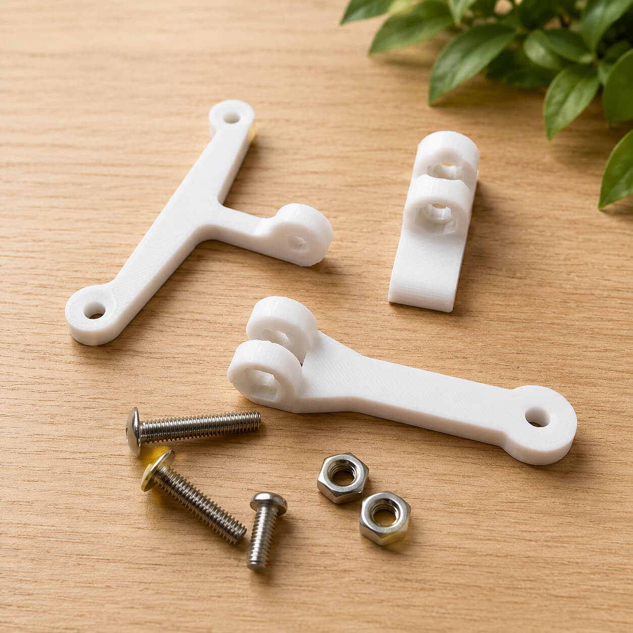White IKEA Milsbo corner fan mount – fits 80mm & 120mm PC fans