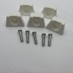 5-Pack Corner Shelf Brackets for IKEA Milsbo Cabinet