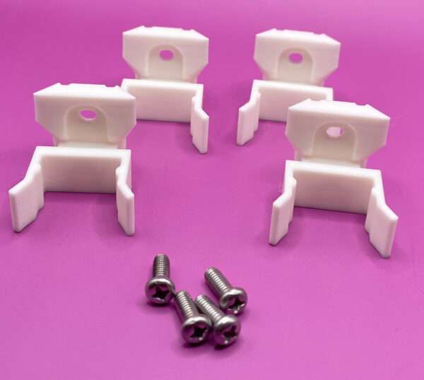 White Barrina Corner Mount White Barrina Corner Mount