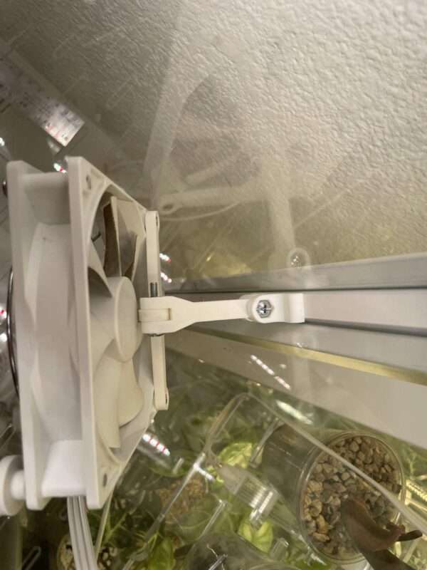 Corner Fan Mount for IKEA Milsbo Cabinets