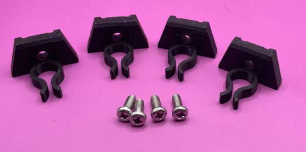 Center Cord Clip Vase Black