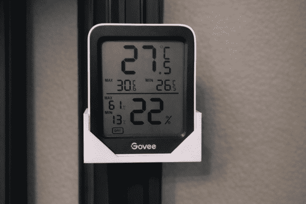 Govee Corner Mount White Up Close Govee Corner Mount White Up Close