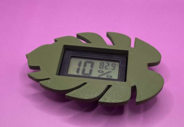 Hygrometer Monstera Assembled Hygrometer Monstera Assembled