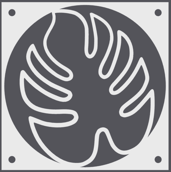 Monstera Leaf Fan Grill