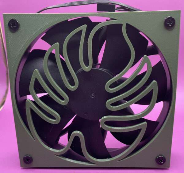 Olive Green Monstera Fan Cover